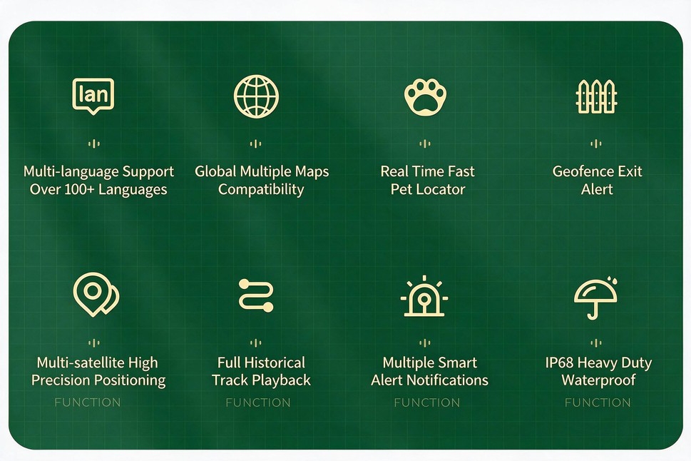 Pet GPS Tracker for Dogs and Cats