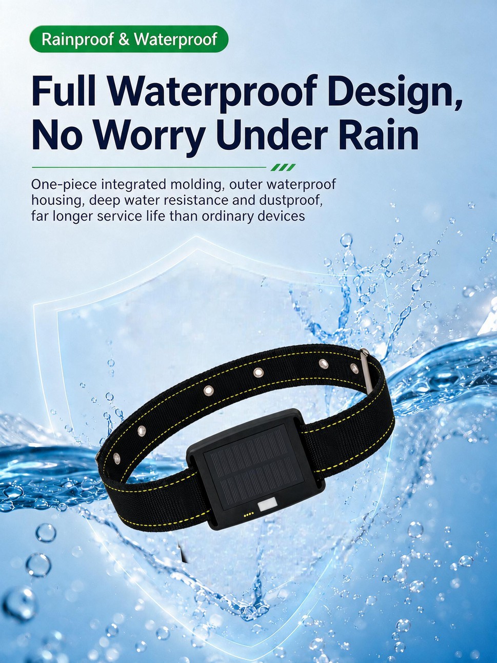 Solar GPS Livestock Tracker for cattle sheep horse anti-lost grazing positioning device