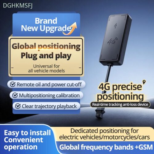 T8S Global Edition Hardwired Car GPS Tracker 4G Vehicle Anti-Theft Locator